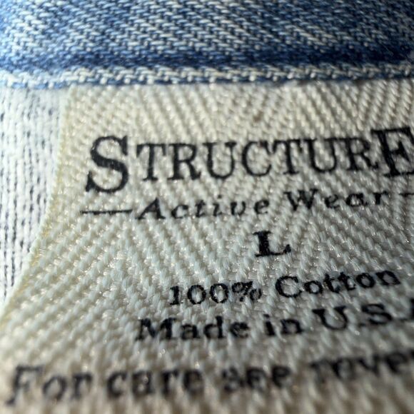 Structure Vintage Large Plaid Collar Top - Picture 2 of 7